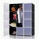 Armoire Penderie - Cube montable et démontable en plastique Armoire Penderie - Cube montable et démontable en plastique