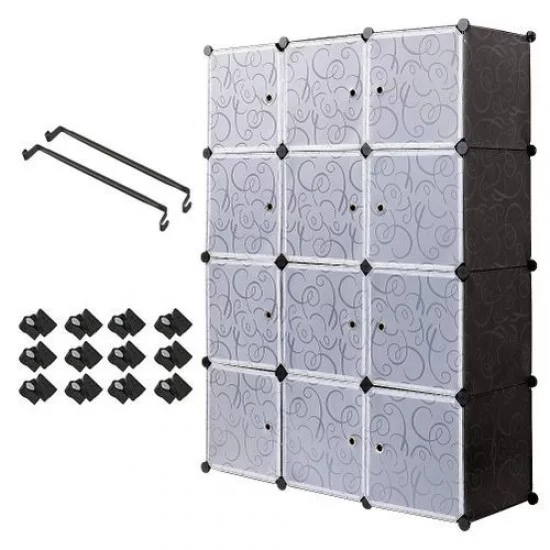 Armoire Penderie - Cube montable et démontable en plastique Armoire Penderie - Cube montable et démontable en plastique