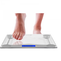 Balance-pèse-personne-électronique-plateau-en-verre 150 Kg.