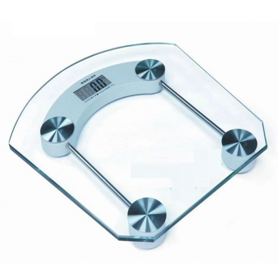 Balance-pèse-personne-électronique-plateau-en-verre 150 Kg.