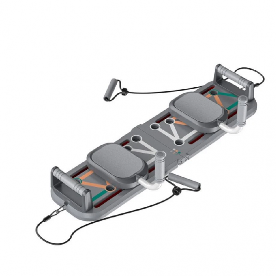 Planche d'Entraînement Push-Up Pliable avec Cordes multi-fonction Planche d'Entraînement Push-Up Pliable avec Cordes multi-fonction