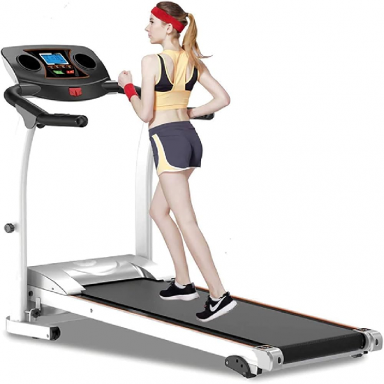 Tapis de course avec moniteur LED, support de tablette incliné Tapis de course avec moniteur LED, support de tablette incliné