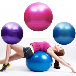 Ballon Sport Yoga  65 CM Bleu . Ballon Sport Yoga  65 CM Bleu .