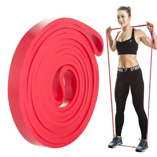 Bande élastique en latex résistant 10 -35LB Rouge
