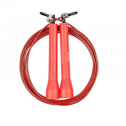 Corde à sauter acier - 3 mètres orange. Corde à sauter acier - 3 mètres orange.