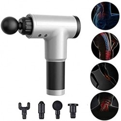 Pistolet de massage de récupération musculaire Gris Pistolet de massage de récupération musculaire Gris