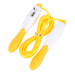 Corde à Sauter Avec compteur Jaune Corde à Sauter Avec compteur Jaune