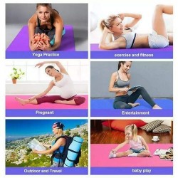Tapis de Yoga - Gym 183 CM X 61 CM X 6MM  Mauve. Tapis de Yoga - Gym 183 CM X 61 CM X 6MM  Mauve.
