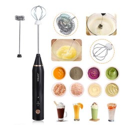 Mini Batteur Electrique à lait et œufs rechargeable 2 en 1