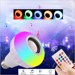 Lampe Led - Bluetooth MP3 - Blanc Lampe Led - Bluetooth MP3 - Blanc