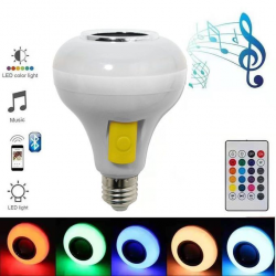 Lampe Led - Bluetooth MP3 - Blanc Lampe Led - Bluetooth MP3 - Blanc