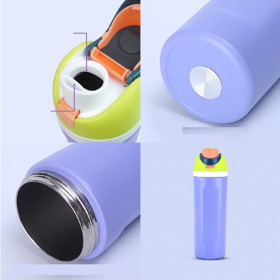 Bouteille isotherme en acier inoxydable pour sport et autres