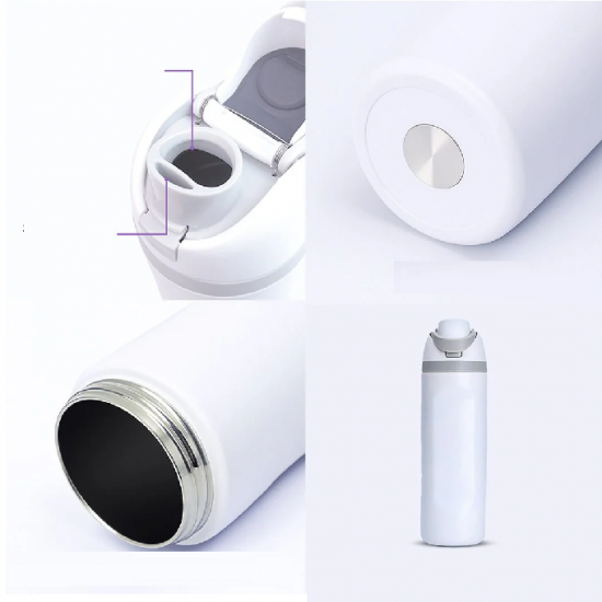 Bouteille isotherme en acier inoxydable pour sport et autres