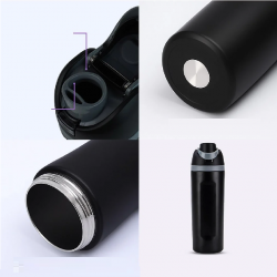 Bouteille isotherme en acier inoxydable pour sport et autres