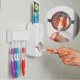 Distributeur de Dentifrice avec Support 5 Brosses à Dents - plastique Distributeur de Dentifrice avec Support 5 Brosses à Dents - plastique