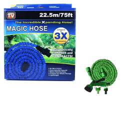 Tuyau Arrosage Extensible + Pistolet À Eau 7 Jets + Embout Universel 22.5m