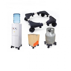 Support Mobile 360° Pour Bouteille De Gaz Et Distributeur D'eau