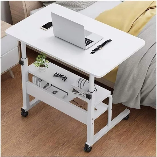 Table pour ordinateur déplaçable avec roue 80x40cm Table pour ordinateur déplaçable avec roue 80x40cm