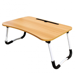 Table d'ordinateur portable Beige