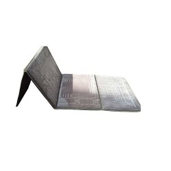 Tapis de prière pliable Gris