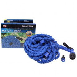 Tuyau Arrosage Extensible + Pistolet À Eau 7 Jets + Embout Universel 60m Tuyau Arrosage Extensible + Pistolet À Eau 7 Jets + Embout Universel 60m
