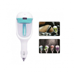 Humidificateur d'aromathérapie voiture avec chargeur USB Bleu Humidificateur d'aromathérapie voiture avec chargeur USB Bleu