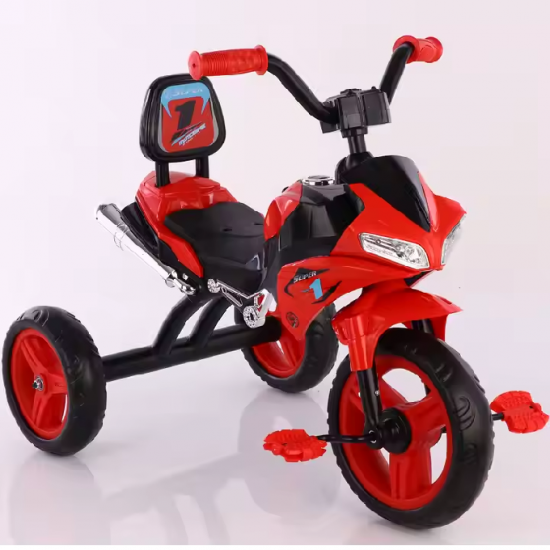 Vélo Tricycle moto à pédale Rouge