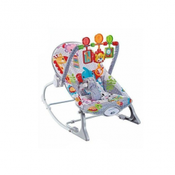 Berceau balançoire Youpala pour bébé et jeux Gris.