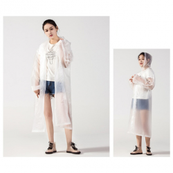 Manteau de pluie imperméable Blanc