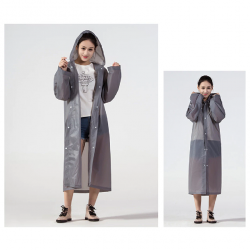 Manteau de pluie imperméable Gris