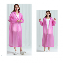 Manteau de pluie imperméable Rose