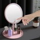 Miroir de maquillage avec lumières et Plateau de rangement 