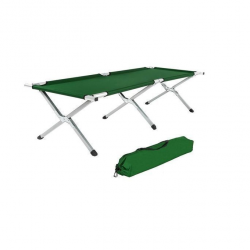 Lit Camping Pliable Verte. Lit Camping Pliable Verte.