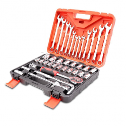 Boite outils à main clé à douille 37 Pièces 1/2 " Boite outils à main clé à douille 37 Pièces 1/2 "