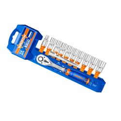 Ensemble de 12 douilles 1/4" à cliquet Ensemble de 12 douilles 1/4" à cliquet