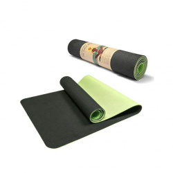 Tapis de Yoga - Gym 183 CM X 61 CM X 6MM  Verte. Tapis de Yoga - Gym 183 CM X 61 CM X 6MM  Verte.