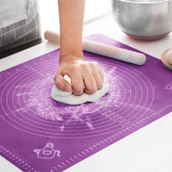 Tapis de cuisson en Silicone Mauve