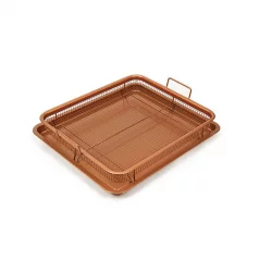 Friteuse en cuivre de 2 Pièces