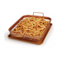 Friteuse en cuivre de 2 Pièces Friteuse en cuivre de 2 Pièces