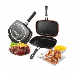 Poêle à Double Grille Italien Anti-adhésif - 40 cm Poêle à Double Grille Italien Anti-adhésif - 40 cm