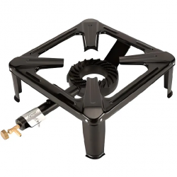 Réchaud à Gaz - 1 Feu - 4 Pieds - Noir Réchaud à Gaz - 1 Feu - 4 Pieds - Noir