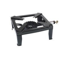 Réchaud à Gaz - 1 Feu - 4 Pieds - Noir Réchaud à Gaz - 1 Feu - 4 Pieds - Noir