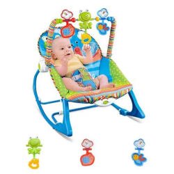 Berceau balançoire Youpala pour bébé et jeux Bleu. Berceau balançoire Youpala pour bébé et jeux Bleu.