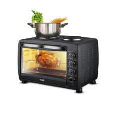 Four électrique 2 en 1 RAF R.5317 avec 2 plaques de cuisson 1800 W Four électrique 2 en 1 RAF R.5317 avec 2 plaques de cuisson 1800 W