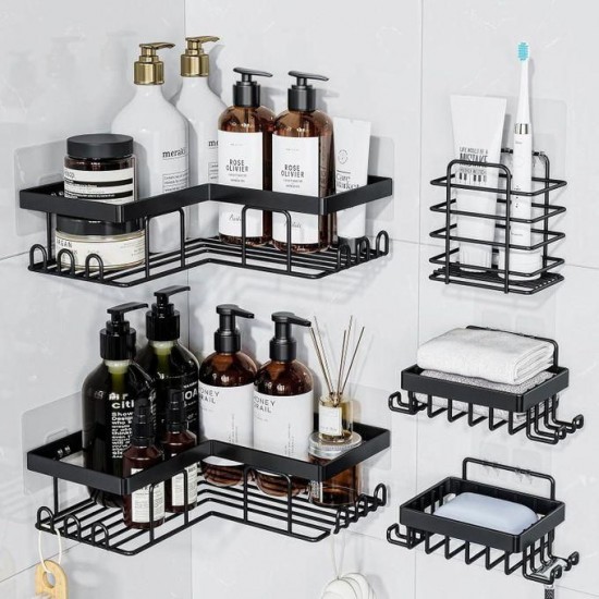 	 étagères salle de bain 5 pièces
