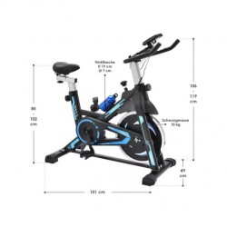 Vélo d'exercice - Machine d'entraînement d'intérieur de forme physique de volant d'inertie de vélo d'exercice Vélo d'exercice - Machine d'entraînement d'intérieur de forme physique de volant d'inertie de vélo d'exercice